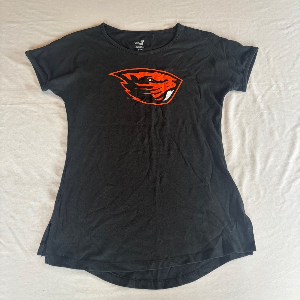 Gen2 Oregon State Beavers Womens Large Black Graphic T-Shirt NCAA Fan Gear